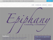 Tablet Screenshot of epiphany-counseling.com